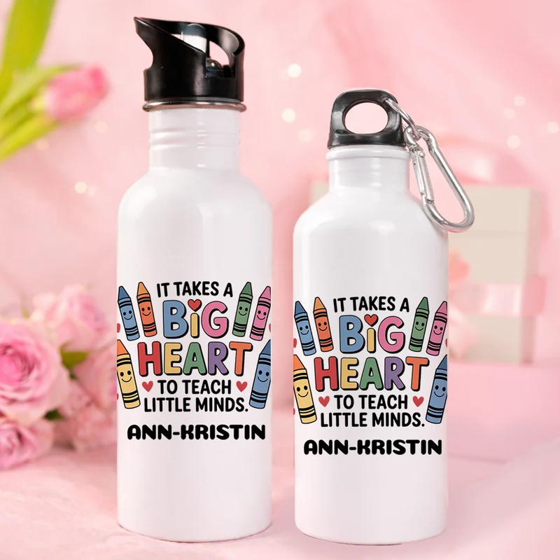 It takes a big heart | Kritor | Vattenflaska