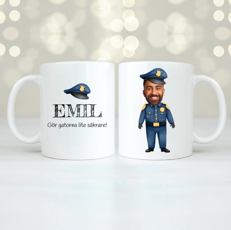 Polis | Personlig mugg