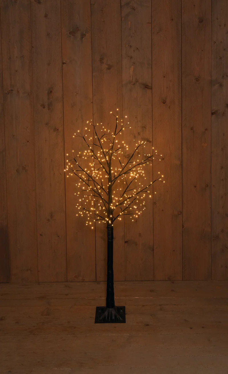 120CM svart ek med 360 LED