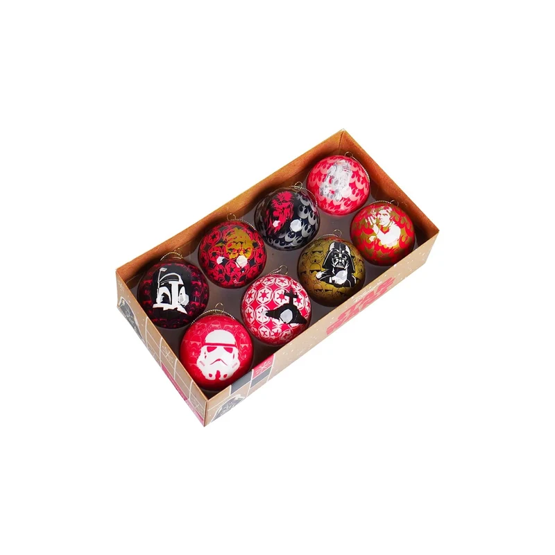 Star Wars 60 mm julkulor - set om 8