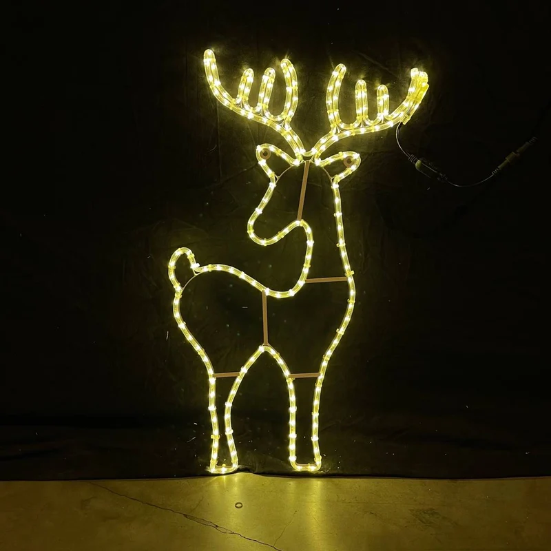 Stående renar - utomhus jul LED-ljus - 88x50cm