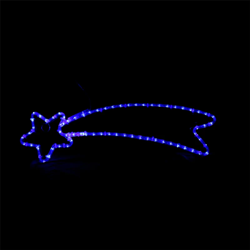 Shooting Star Julljus LED - 68x21 cm - Blå