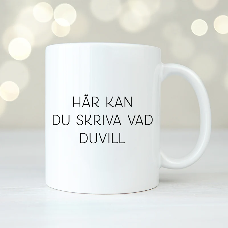 Egen text | Personlig mugg