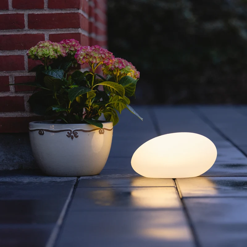 Lea LED-sten Medium vit