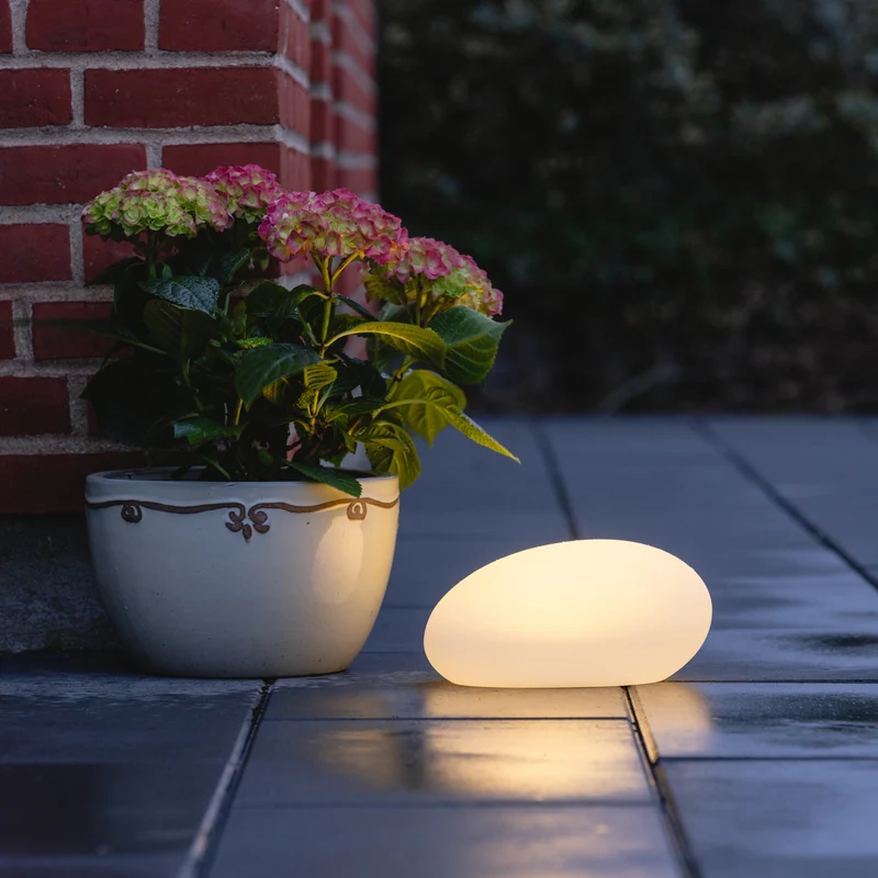 Lea LED-sten liten vit