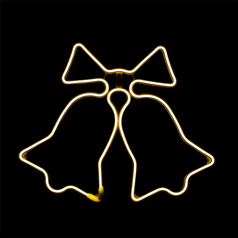 Neon Bell - 62x51 cm - varmvit