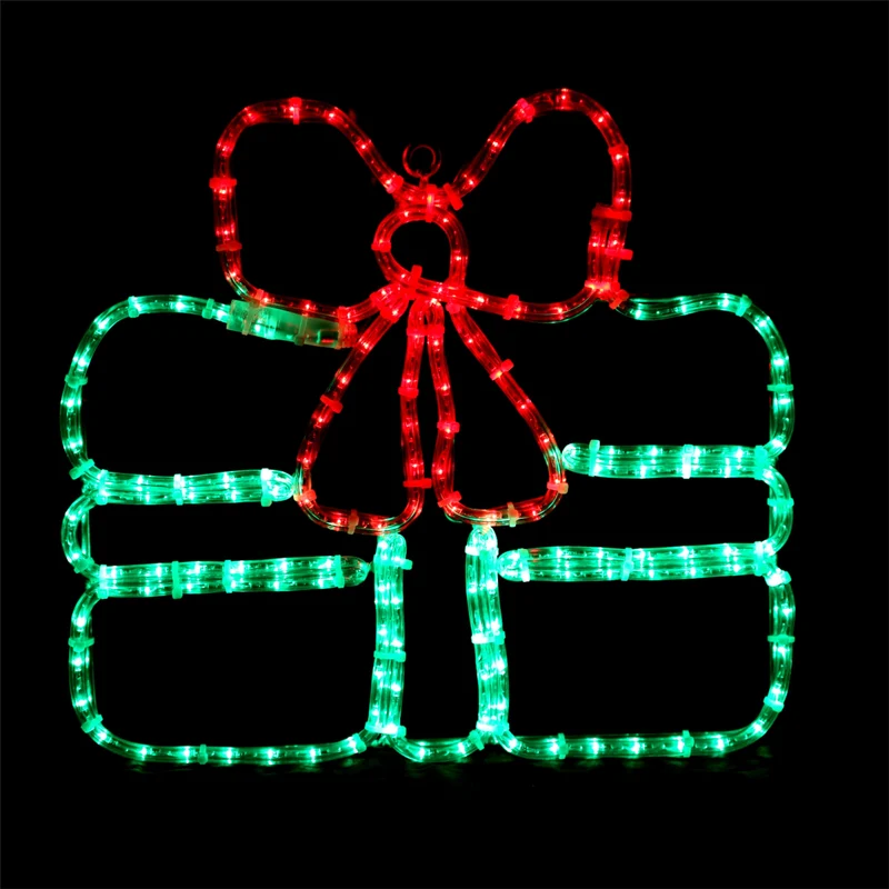 Julklapp 44x40 - Juldekoration LED-skylt