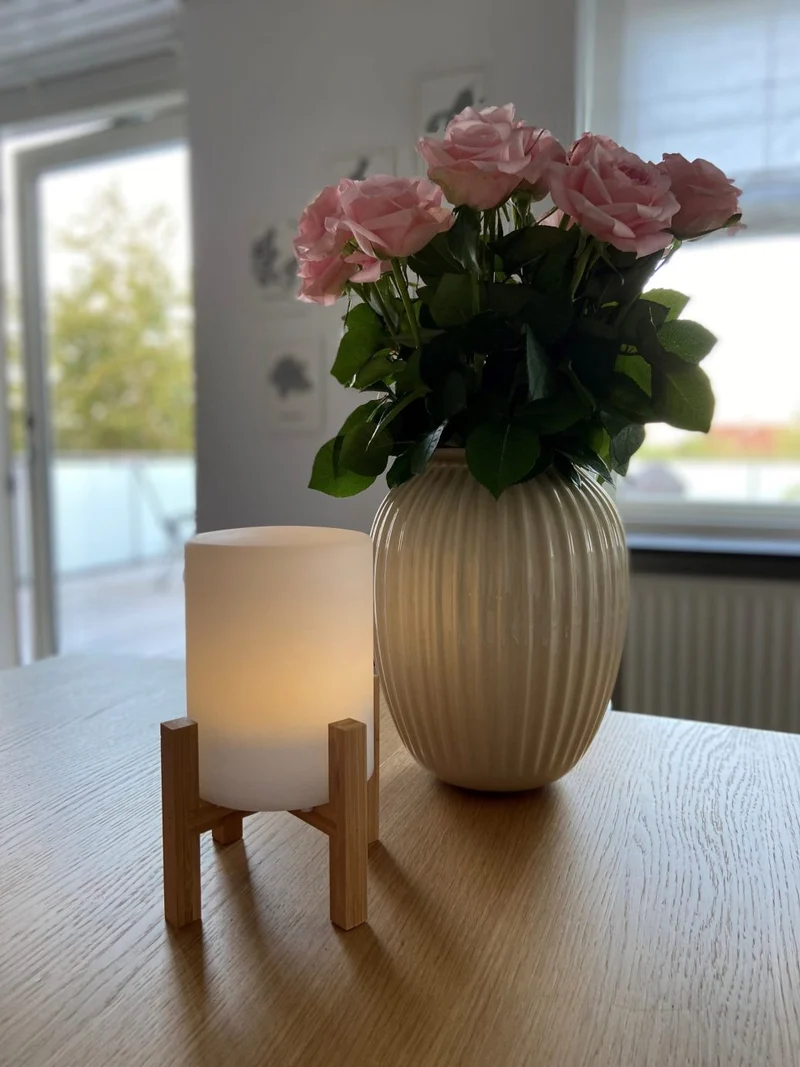 Ada LED-lampa 15cm vit