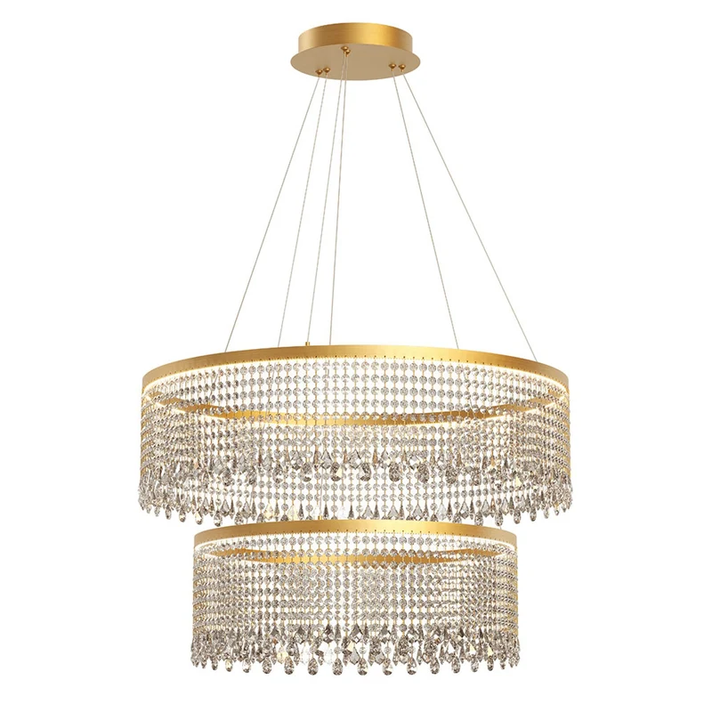 LED-Pendellampe Vanesia Ø 60+80cm Dimmbar