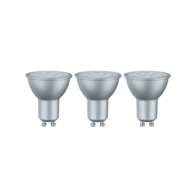 3er-Set GU10 LED Reflektor 6,5W 2700K