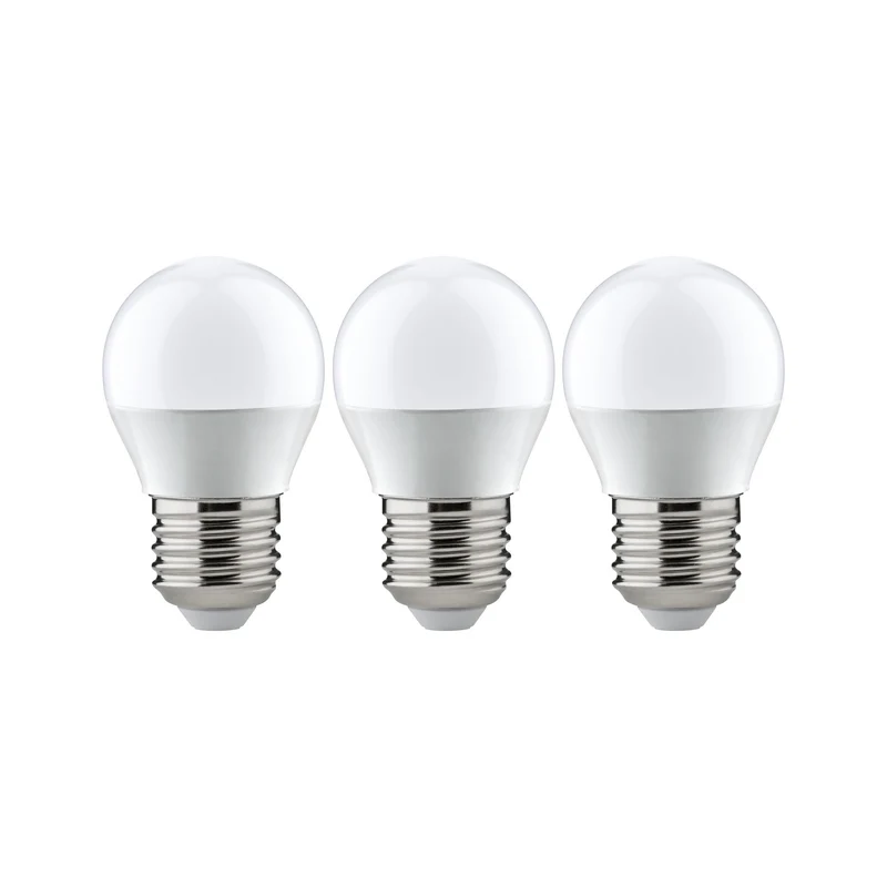 3er-Set E27 LED Tropfen 3,5W 2700K