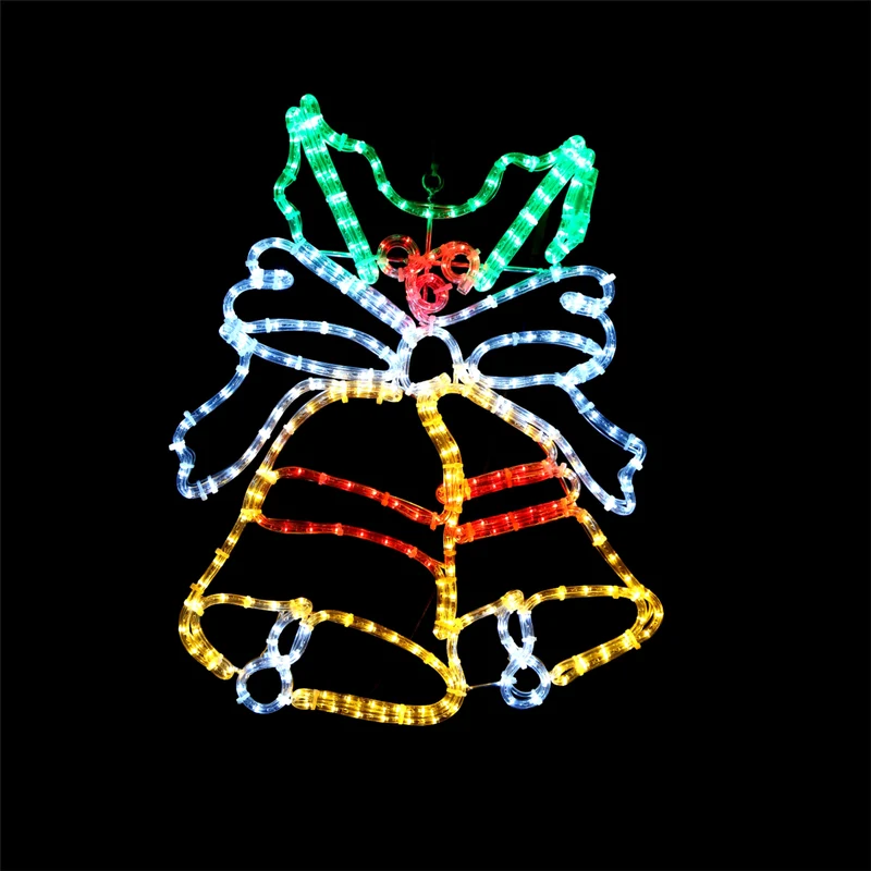 Bell - LED -figur i många färger - 55x65cm