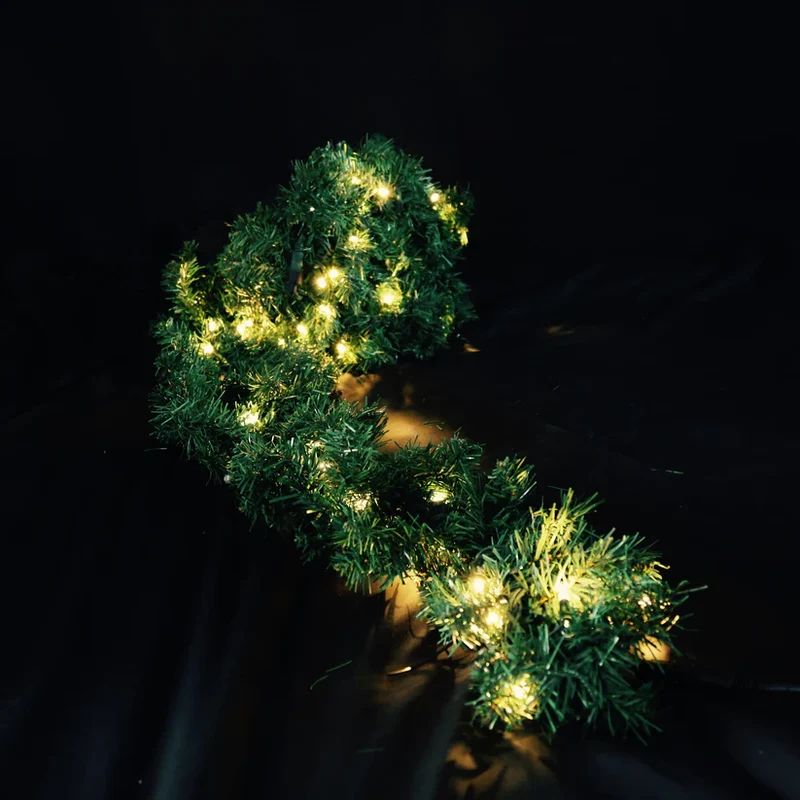 10 meter krans med LED -lampor