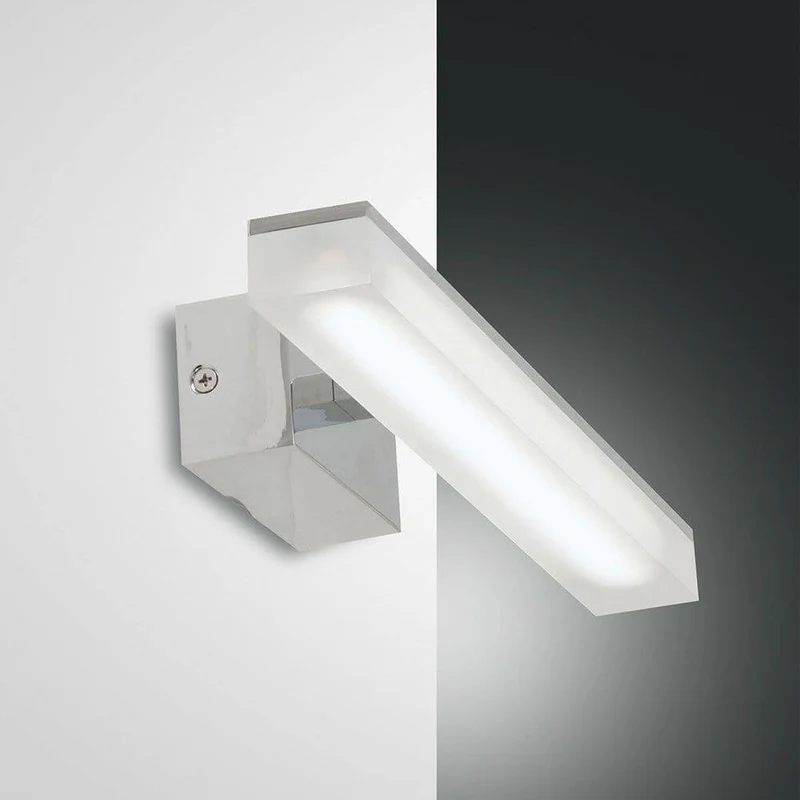 Saura LED Wandleuchte IP44 450lm Verchromt