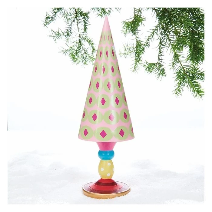 Färgglad julträd 35 cm hög