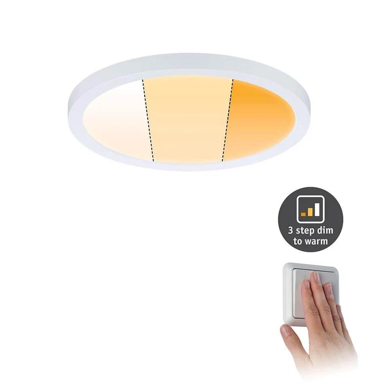 VariFit LED Einbaupanel Dim-to-Warm Areo CCT Weiß-Matt