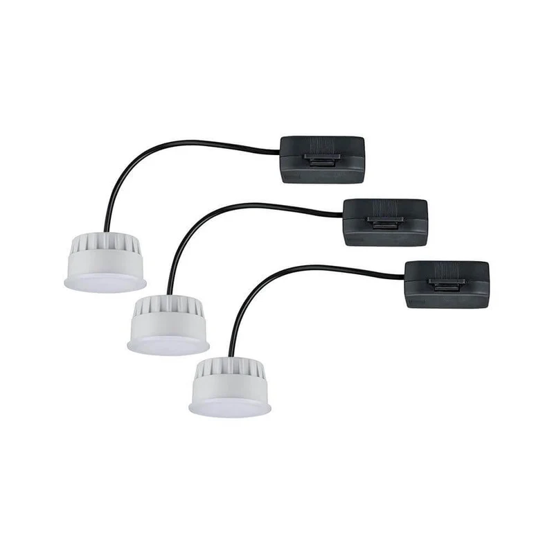 LED Modul Choose 3er-Set Rund mit 3-Stufen-Dimmer 2700K