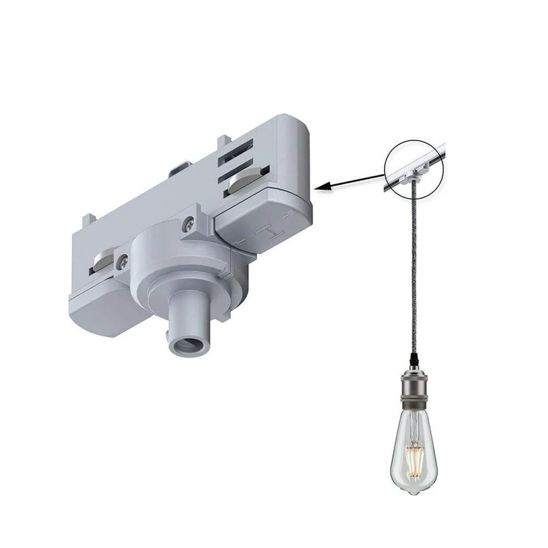 ProRail3 Pendelleuchteadapter Universal Silber