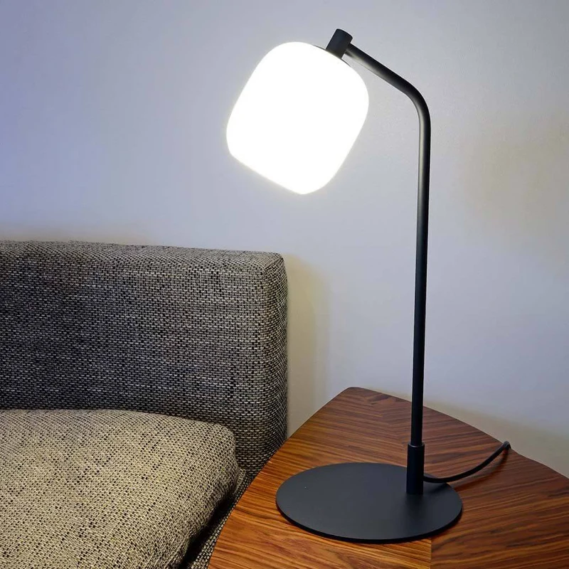 Casablanca Tischlampe Murea Ø 13cm Anthrazit