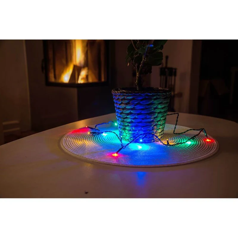 5m Micro LED Lichterkette 50 bunte Dioden