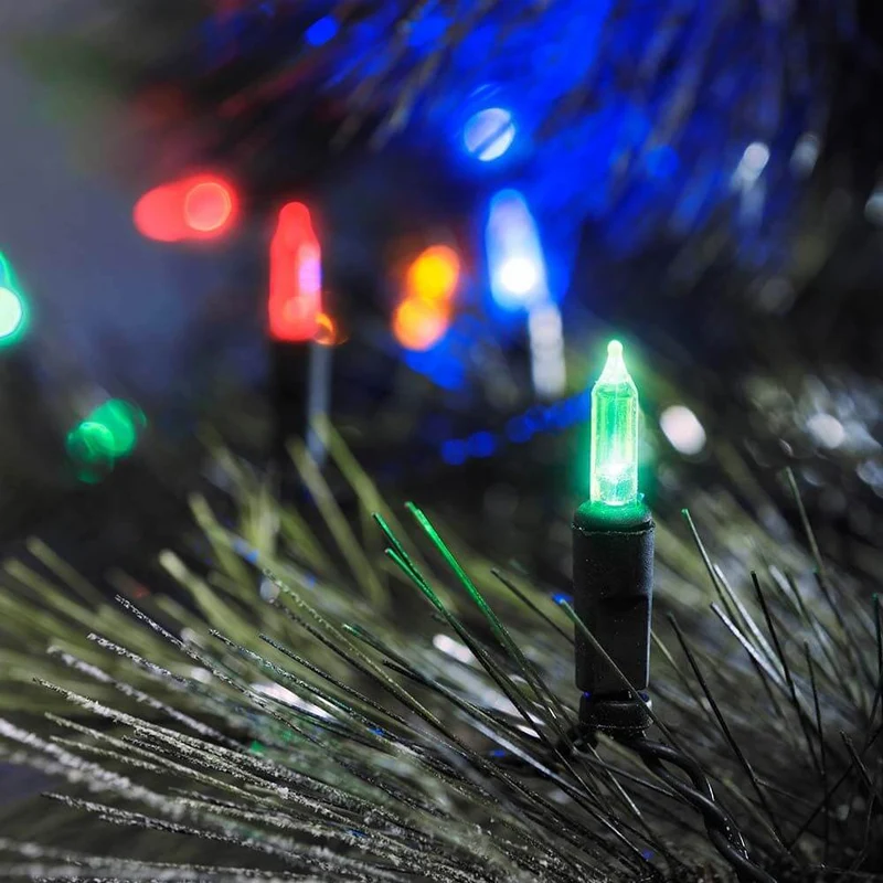 LED Minilichterkette 80 bunte Dioden IP44