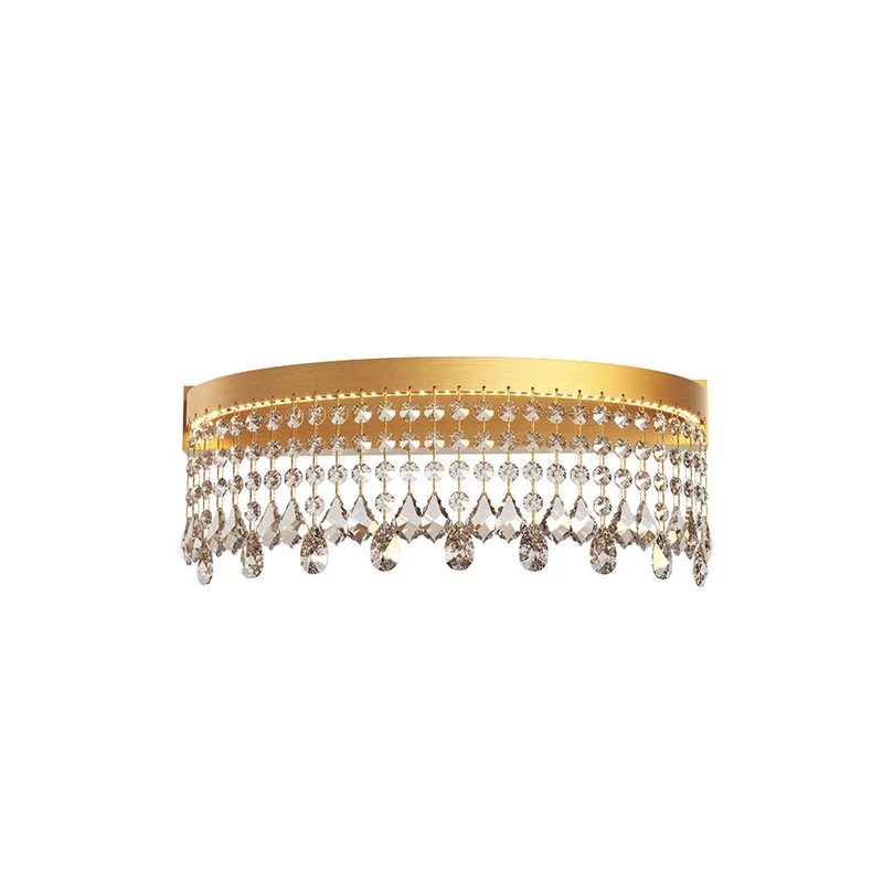 LED-Wandleuchte Vanesia Goldfarben