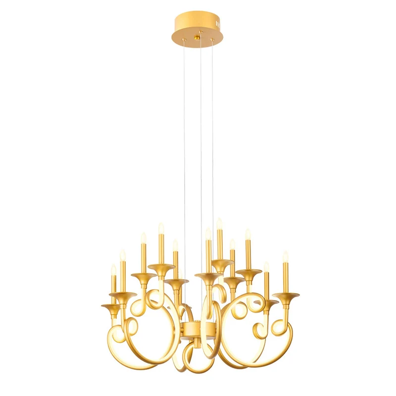 LED-Kronleuchter Chateau 12-flammig
