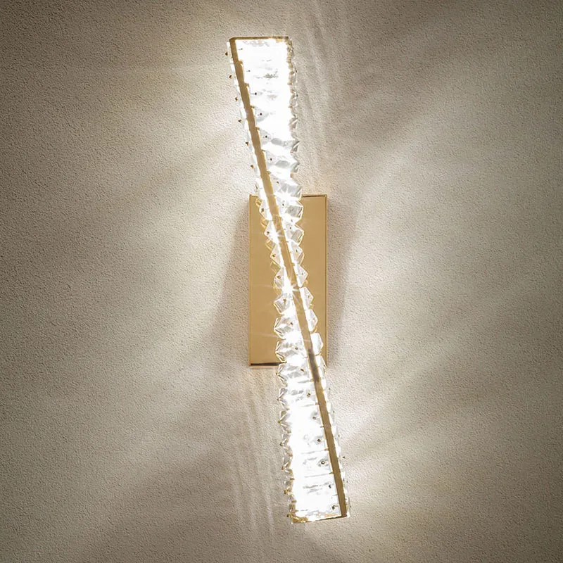 LED-Wandleuchte Oblige Goldfarben Dimmbar
