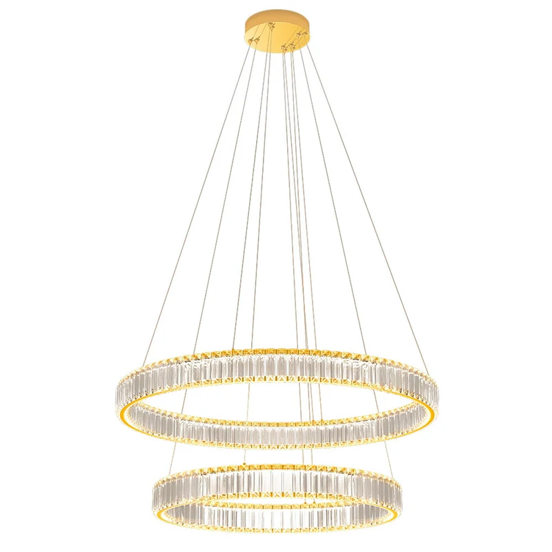 LED-Pendelleuchte Akala 2-flammig Ø 60+80cm Dimmbar