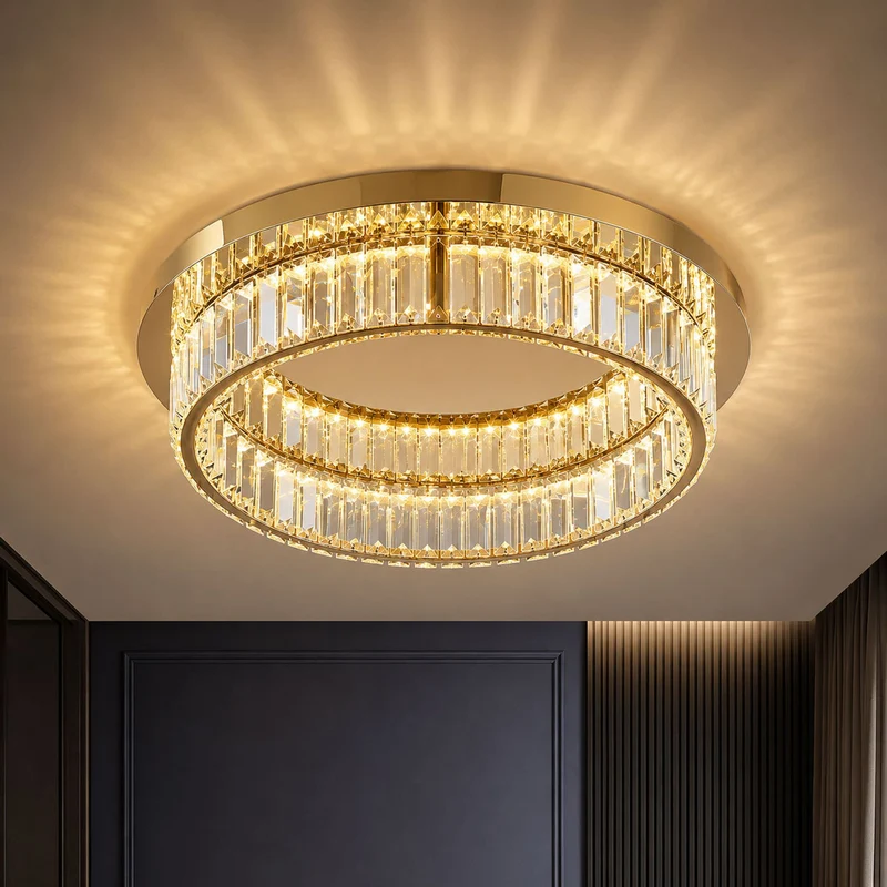 LED-Deckenleuchte Akala Ø 40cm Dimmbar