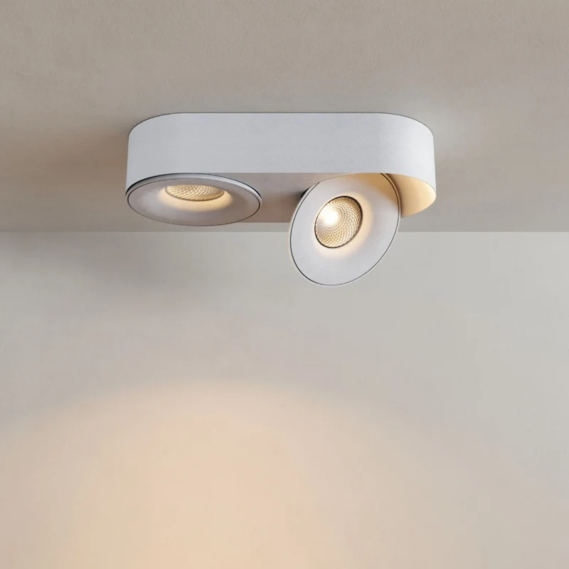 s.luce Santa Duo LED-Deckenleuchte schwenkbar 2-flammig