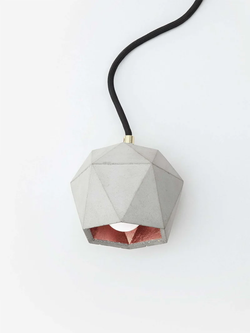 Gantlights T2-Up Tischlampe Beton