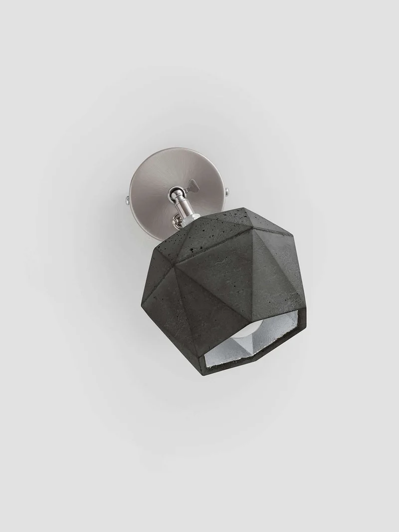 Gantlights T2 Wandspot Beton trianguliert