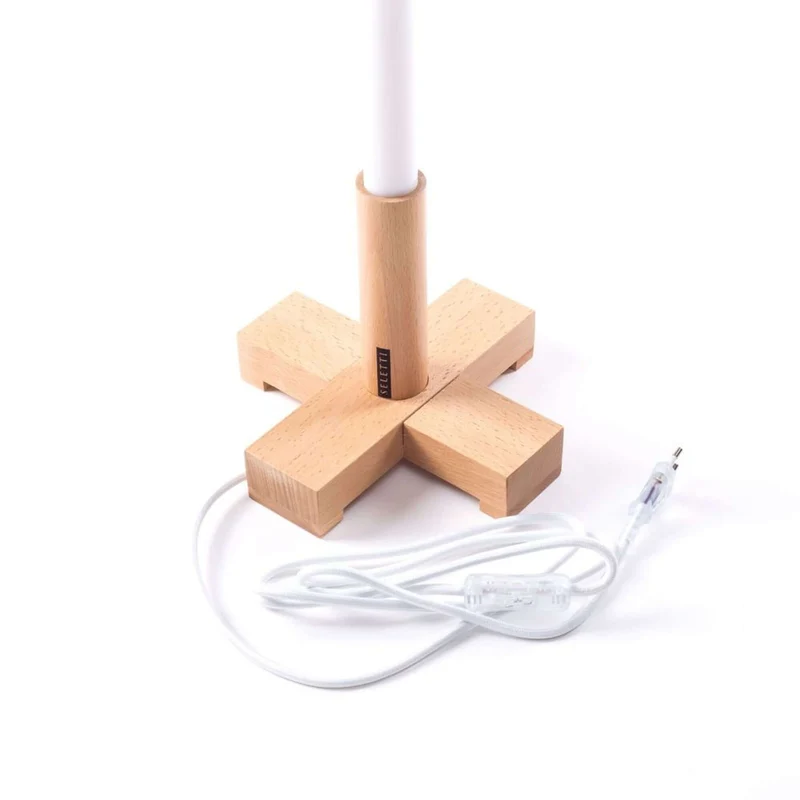 Seletti Holzständer für Linea LED-Tischleuchte