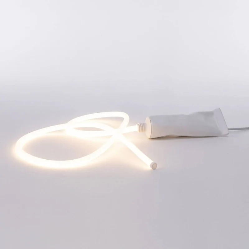Seletti Daily Glow Toothpaste LED-Tischleuchte dimmbar