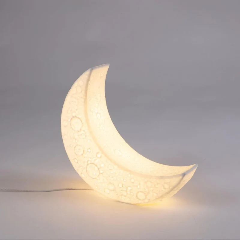 Seletti My Tiny Moon LED-Tischleuchte Warmweiß