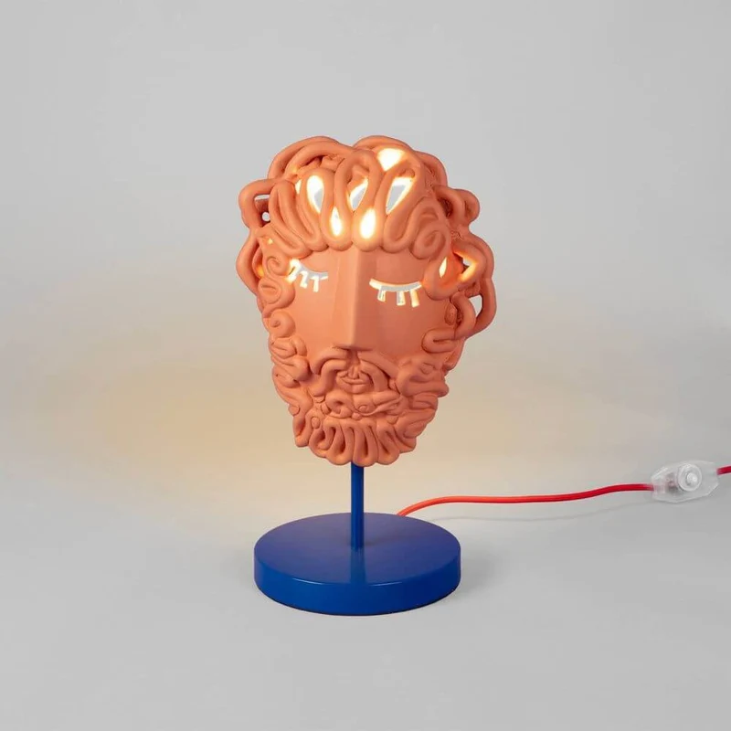 Seletti Magna Graecia Tischleuchte Ulysse Maske