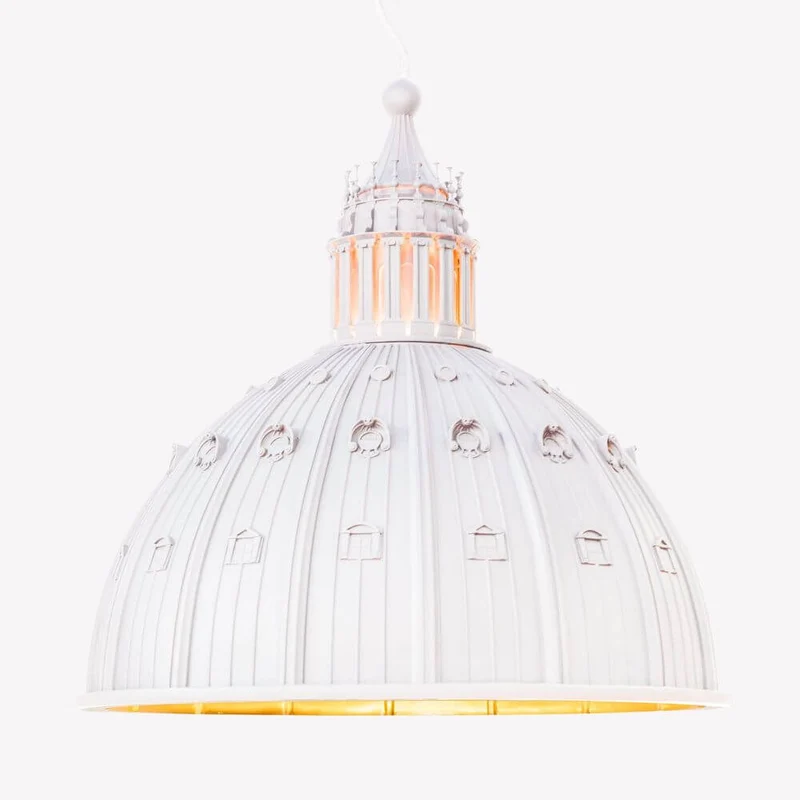 Seletti Cupolone Quarantacinque Pendelleuchte Weiß Ø45cm