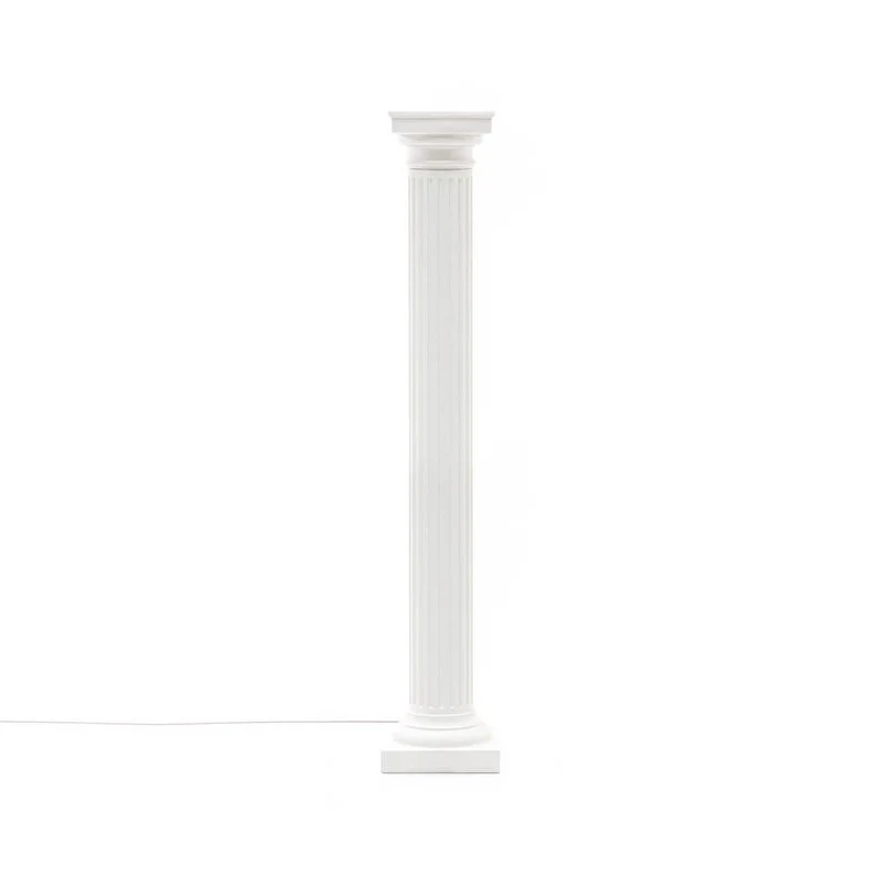 Seletti Las Vegas LED-Stehleuchte Fiberglas Porzellan 190cm