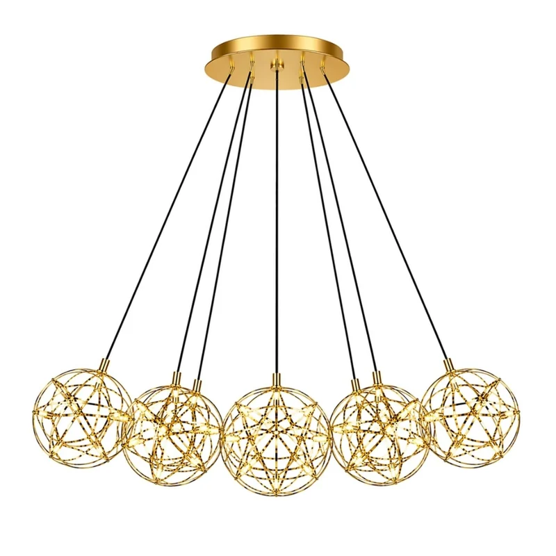 s.luce Atom Cluster LED Mehrfach-Pendellampe 7-flammig