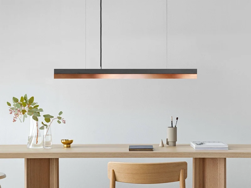 Gantlights C2 LED-Hängelampe 92cm dimmbar Beton