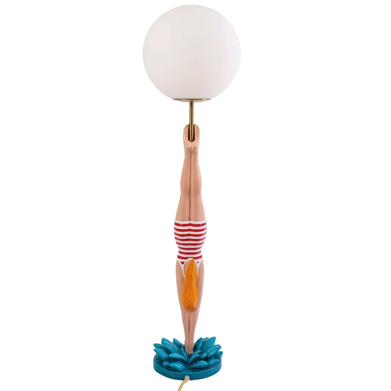 Seletti Lady Diver LED-Tischleuchte dimmbar