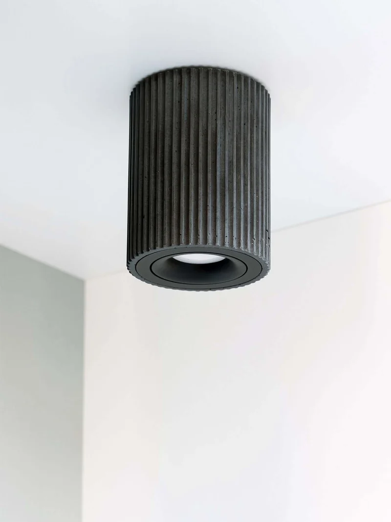 Gantlights S2 schwenkbarer Deckenspot Plissiert
