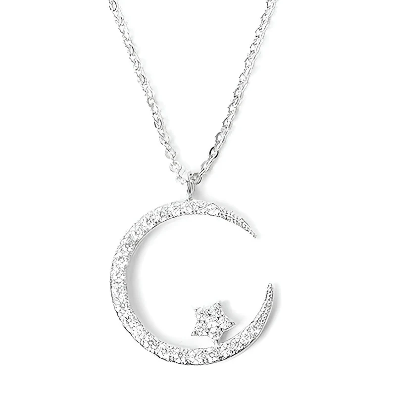 Jewelance™ CrescentNecklace 1+1 GRATIS: Minimalistiskt Månhänge Justerbart Halvmåne Halsband Smycken