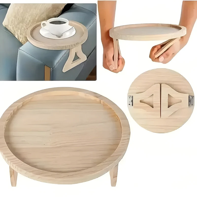 UltiFurni® CouchTable - Hopfällbart Platsbesparande Soffa Armstöd Sid Soffa Bord