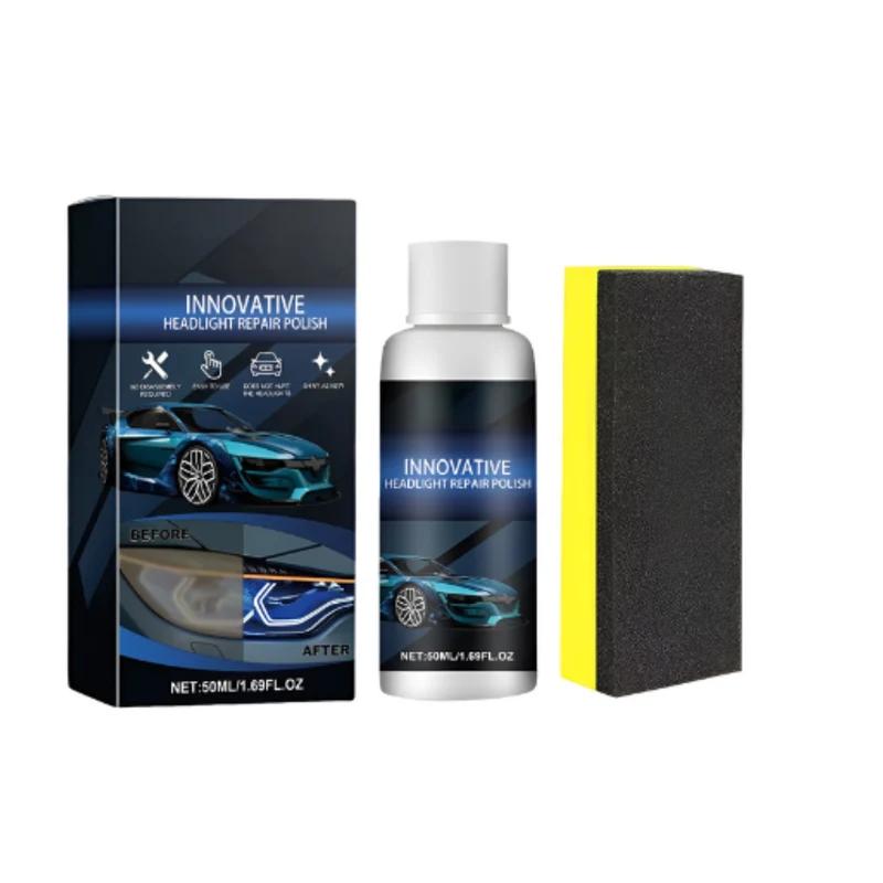 Cleaner Pro° HeadlightCleaner: Professionell Kristallklarhet Strålkastarrengörare Återställningsvätska