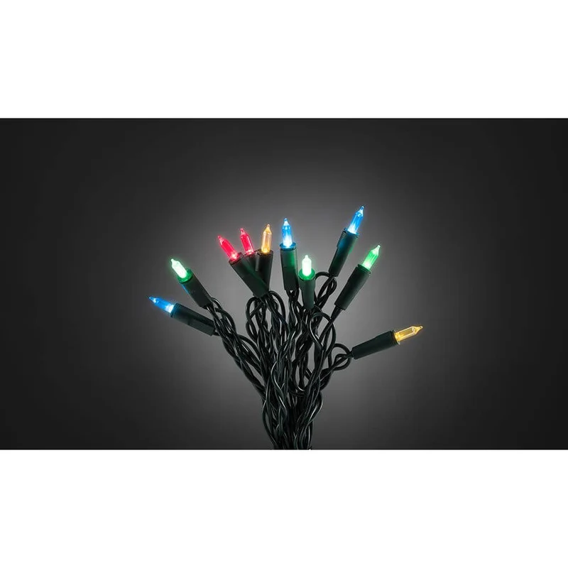 LED Minilichterkette One String mit 8 Funktionen 140 bunte Dioden