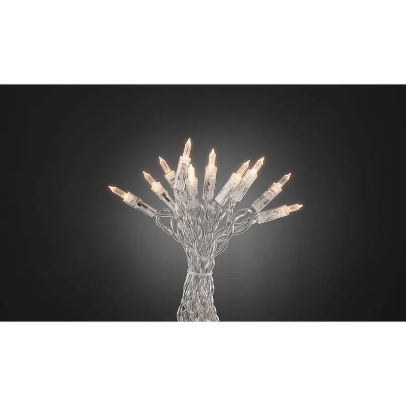 LED Minilichterkette One String 50 Warmweiße Dioden