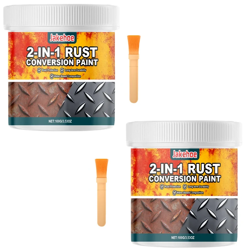 RustConversion 1+1 GRATIS: 2-I-1 Rostkonverteringsfärg Och Metallprimer
