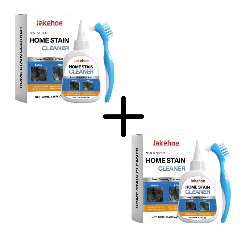 Cleaner Pro° StainSolution 1+1 GRATIS: Tung-Tull Mång-Ytor Fläck Lösning Med Skrubborste
